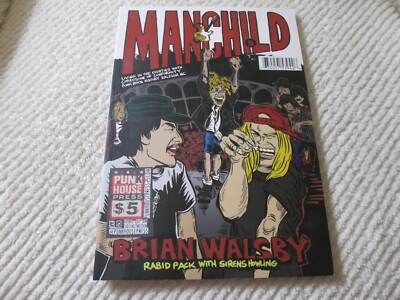 Manchild 5 Rabid Pack with Sirens Howling Brian Walsby 80s Punk Rock Raleigh NC