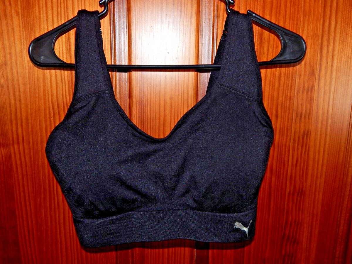 PUMA CROSSBACK SPORT BRA,WIRELESS, REMOVABLE MEDIUM PADDING, SIZE
