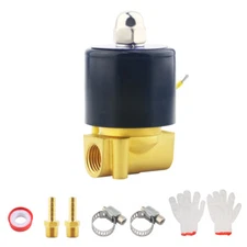 1/4 Inch NPT AC110V Brass Electric Solenoid Valve 2W025-08 Normally Closed