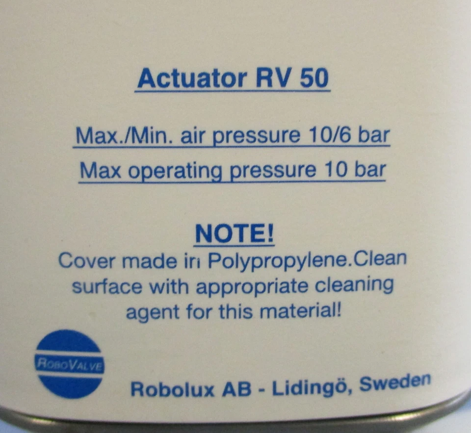 Autocaravana Robolux AB 50 presión de aire máx./min. 10/6 bar, funcionamiento máximo 10 bar Foto 4 de 4