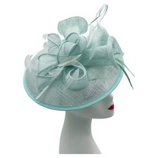 Women's Large 25cm Fascinator Headband and Clip Hat Wedding Day Race Royal Ascot