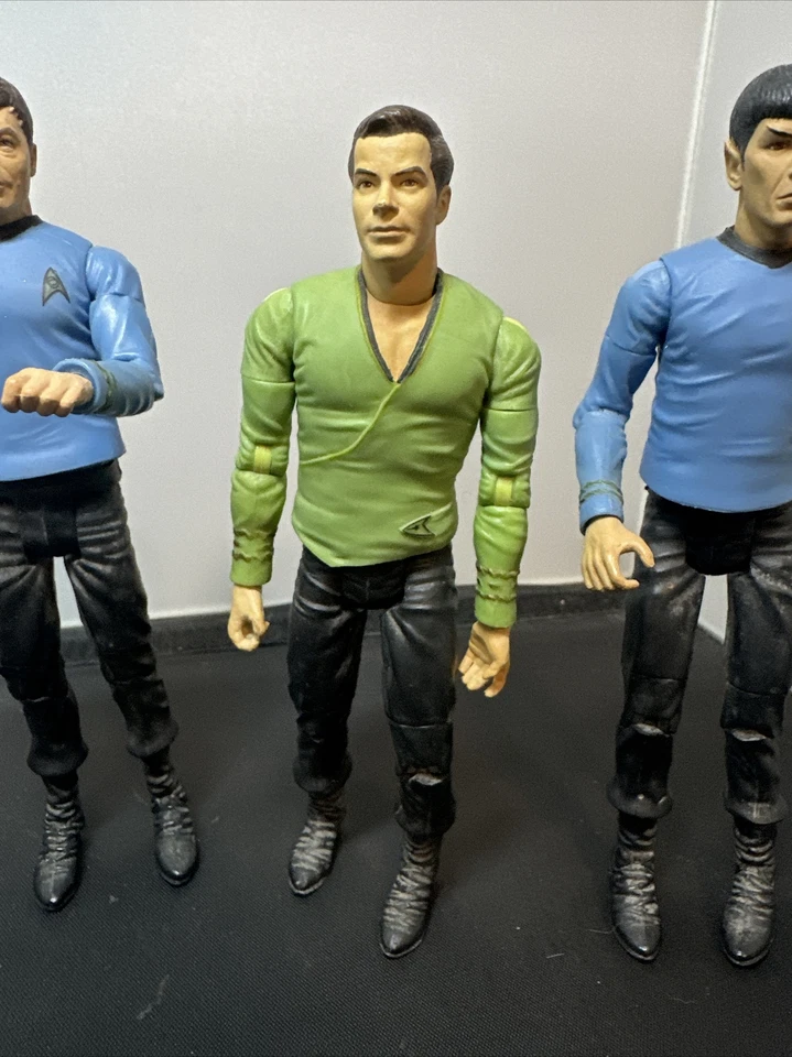 Figuras de acción Art Asylum Star Trek serie original Wave One Kirk Spock McCoy Foto 3 de 4