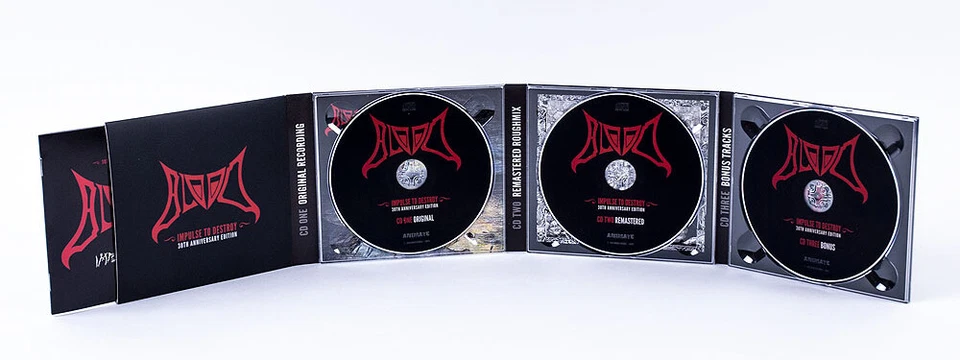 Blood - impulse to destroy - 30th anniversary (Digi 3-CD) + 30 BONUS TRACKS, NEW - Bild 3 von 4