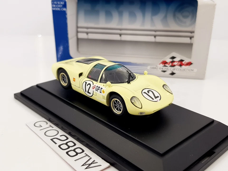 Nissan R380 II 1967 escala 1:43 EBBRO GP de Japón #12 (marfil) #386 Foto 2 de 4