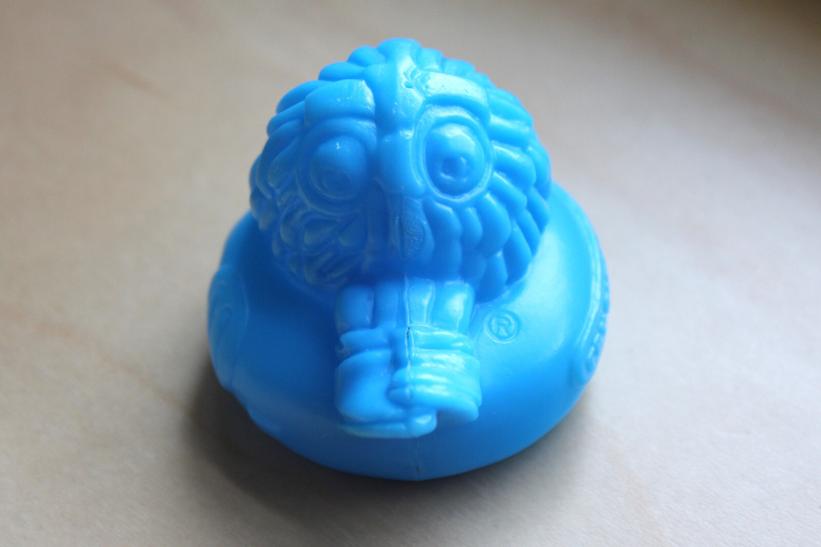 McDonald's Under 3 Happy Meal Toy Vintage 1987 Blue Fry Guy Floater Bath Toy 2"