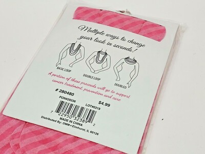 その他 H LAVELLO, BREAST CANCER AWARENESS SCARF, Set of 3, NIB, OP $14.97
