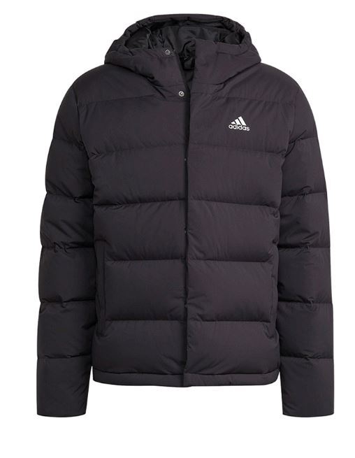 Adidas Helionic Hooded Down Jacket (8751) Winter Coat Zip Pockets