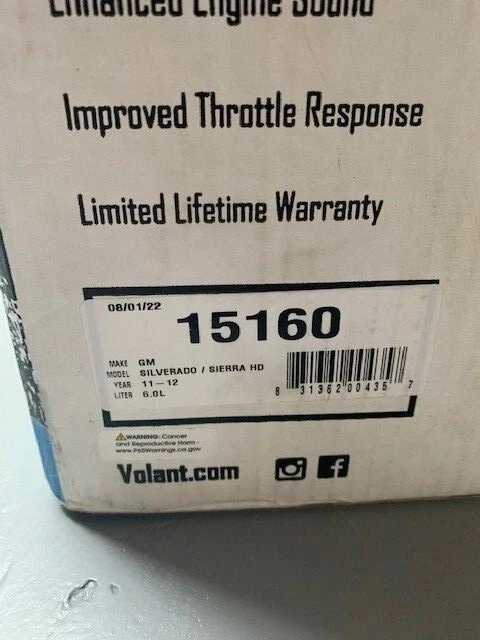 Volant Pro5 Closed Box Air Intake 2011-2013 Chevrolet Silverado 2500HD 6.0L V8 - Image 3 of 4