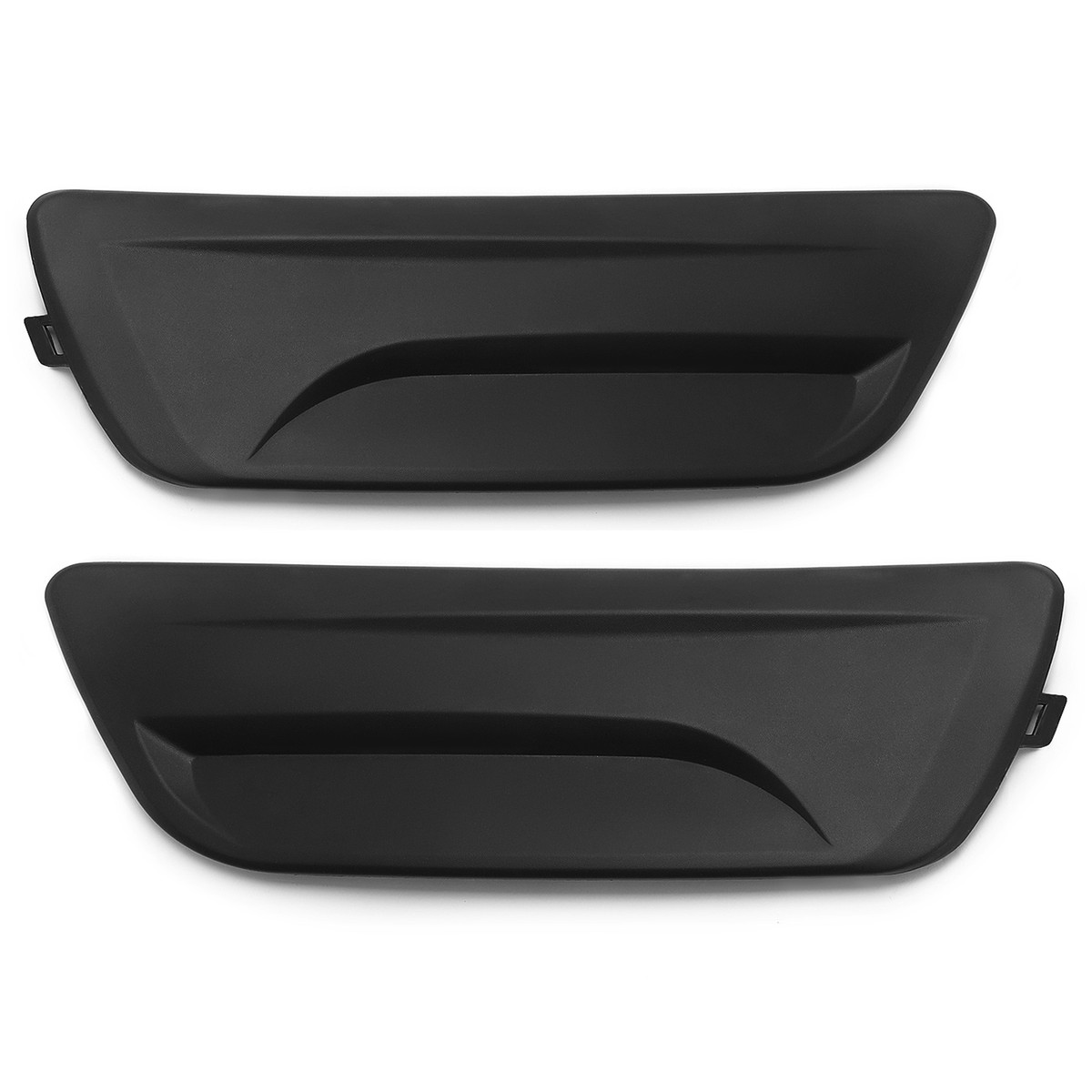 2012 Chevy Malibu Front Bumper Silver Pair Of Black Fog Light Covers For 2013-2015 Chevy Malibu - Left & Right Side 2013-2015 Malibu Fog Light Cover - Foto 4