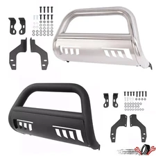 Front Steel Bull Bar Push Bumper Grille Guard For Nissan Frontier 2022-2024