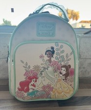 Loungefly Princess Parade Mini Backpack Ariel Belle Tiana New with Tags