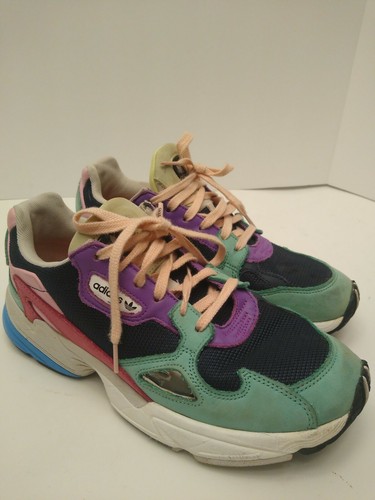 Adidas Falcon Multi Neon White 90's 
