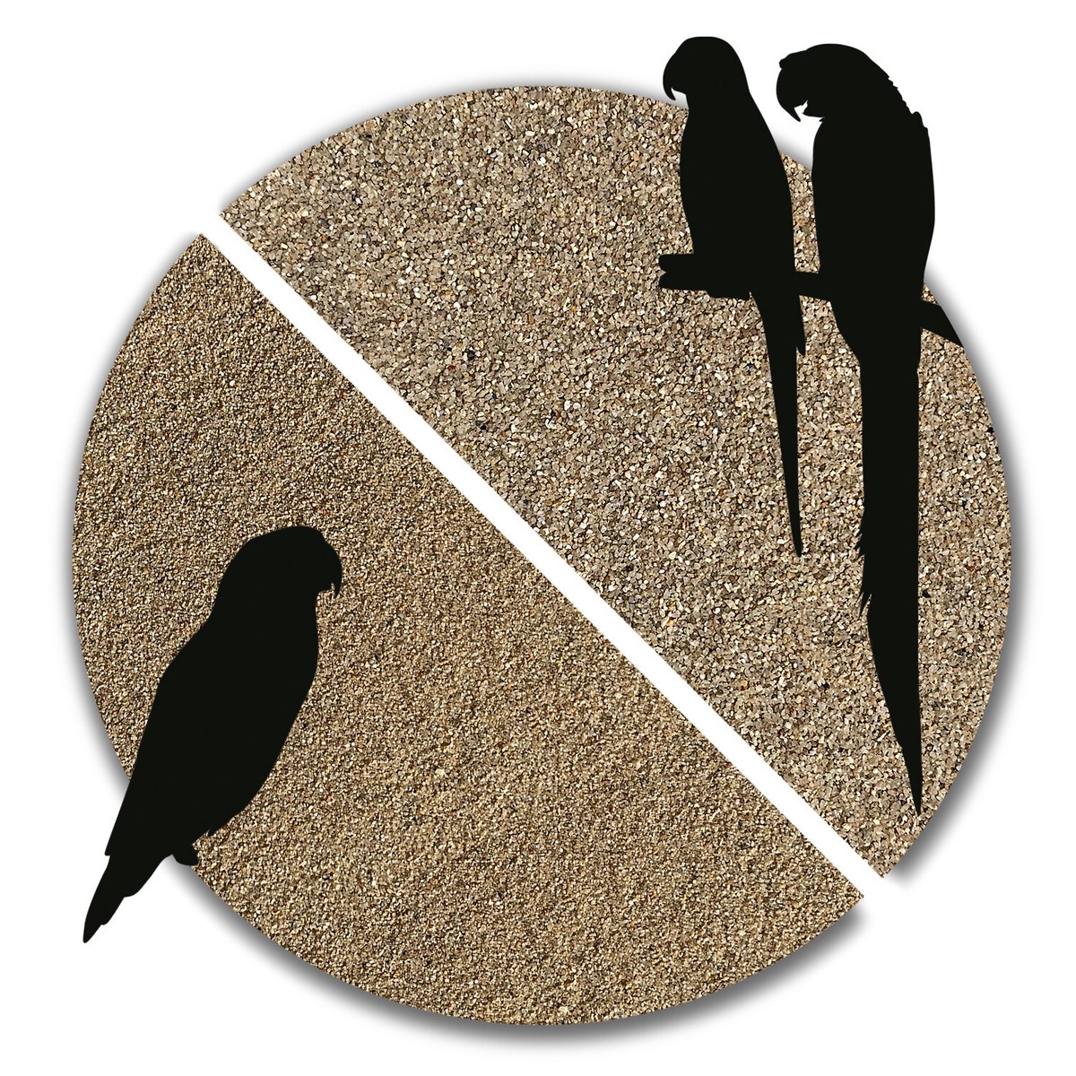 15kg Vogelsand 0,1-0,4 Mm - Keimfrei & Ohne Zusätze Für Vogelkäfige