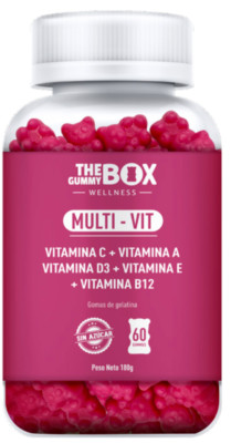 Premium Multi-Vit Gummies with Essential Vitamins C, A, D3, E, and B12
