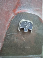 Pistol Rear Cover Slide Back Plate Glock Gen 3-5  9mm Handgun, CzLion Engraving