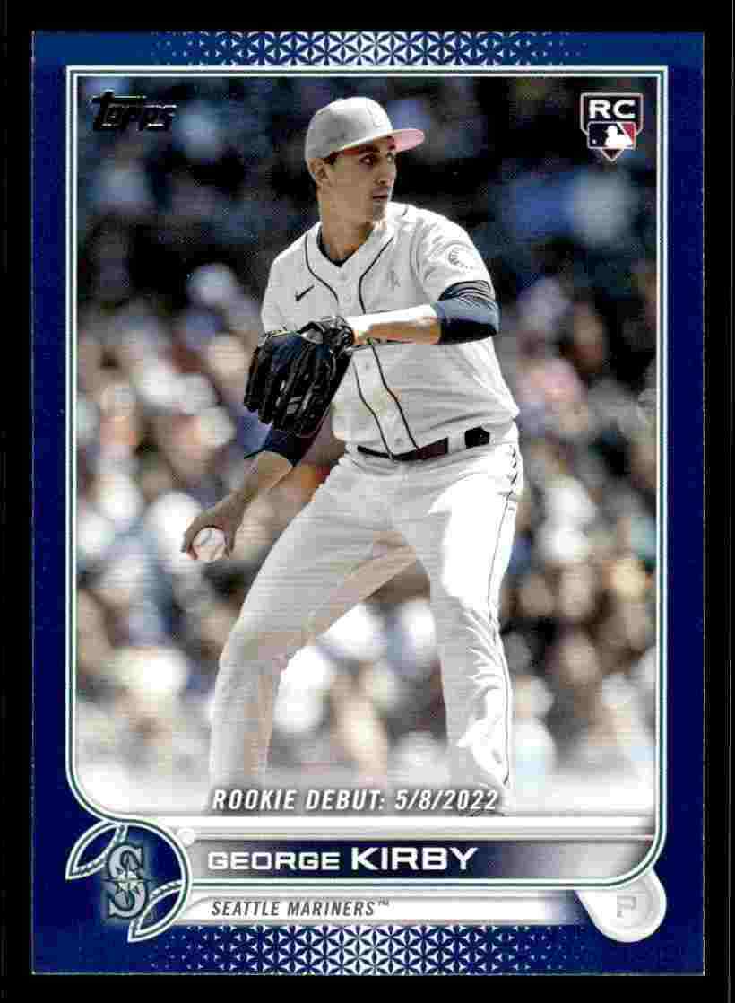 2022 Topps Update Royal Blue George Kirby #US290 - Seattle Mariners
