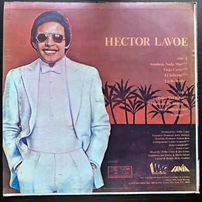 Hector Lavoe ‎– Recordando A Felipe Pirela 1979 SALSA RARE HECTOR