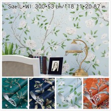 9.8ft Self-Adhesive Wallpapers 3D Non-woven Wall Sticker Roll Home Wall Decor