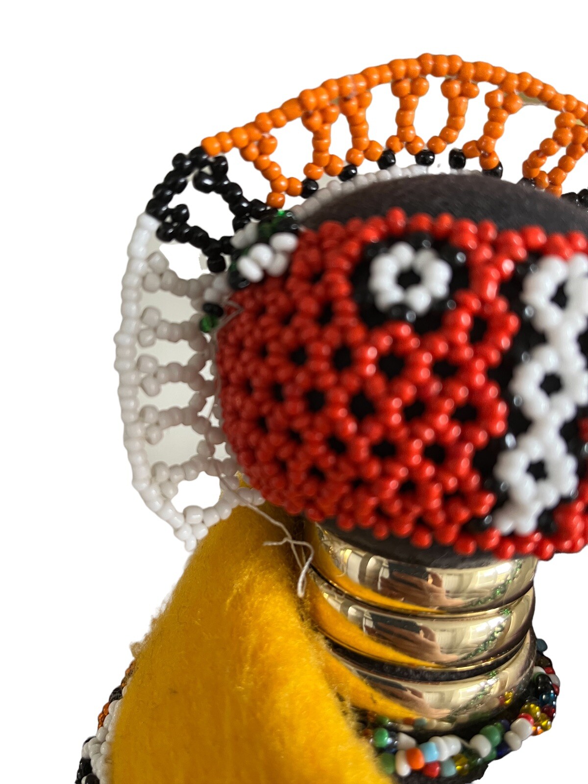 NDEBELE SOUTH AFRICAN TRIBE INITIATION LARGE DOLL BEADED CULTURAL DOLL