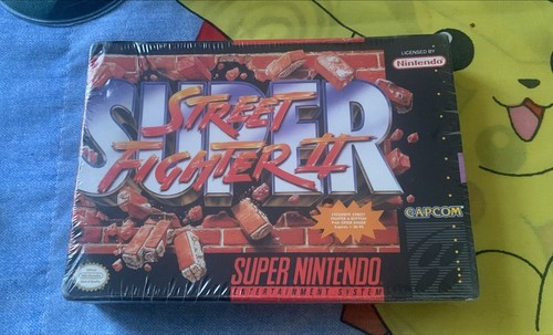 1994 SNES Super Street Fighter II 2 Grand New Distributor Sealed! RARE - Picture 1 of 4