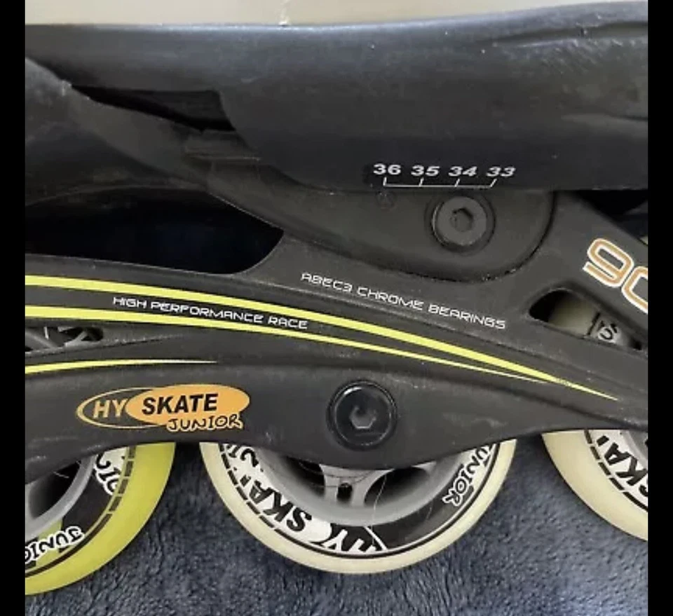 Hy Skate Junior Adjustable (33-36 EUR) ABEC3 Chrome Bearings 900 - Bild 4 von 4