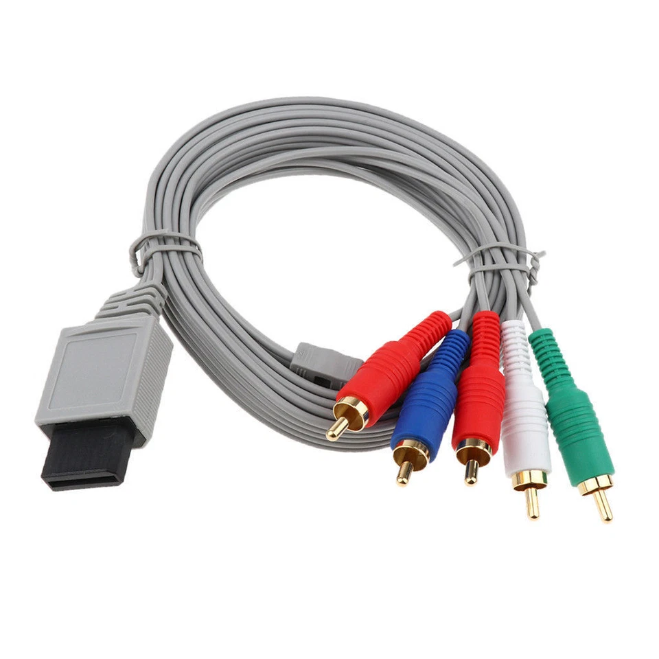 Component HD TV Video Cable AV 480p HDTV for Nintendo Wii & WiiU U Console - image 3 of 4