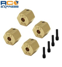 Hot Racing Axial Utb18 Capra 9.3 G Brass 10mm Wheels Hub 12mm Hex Utbm10h10