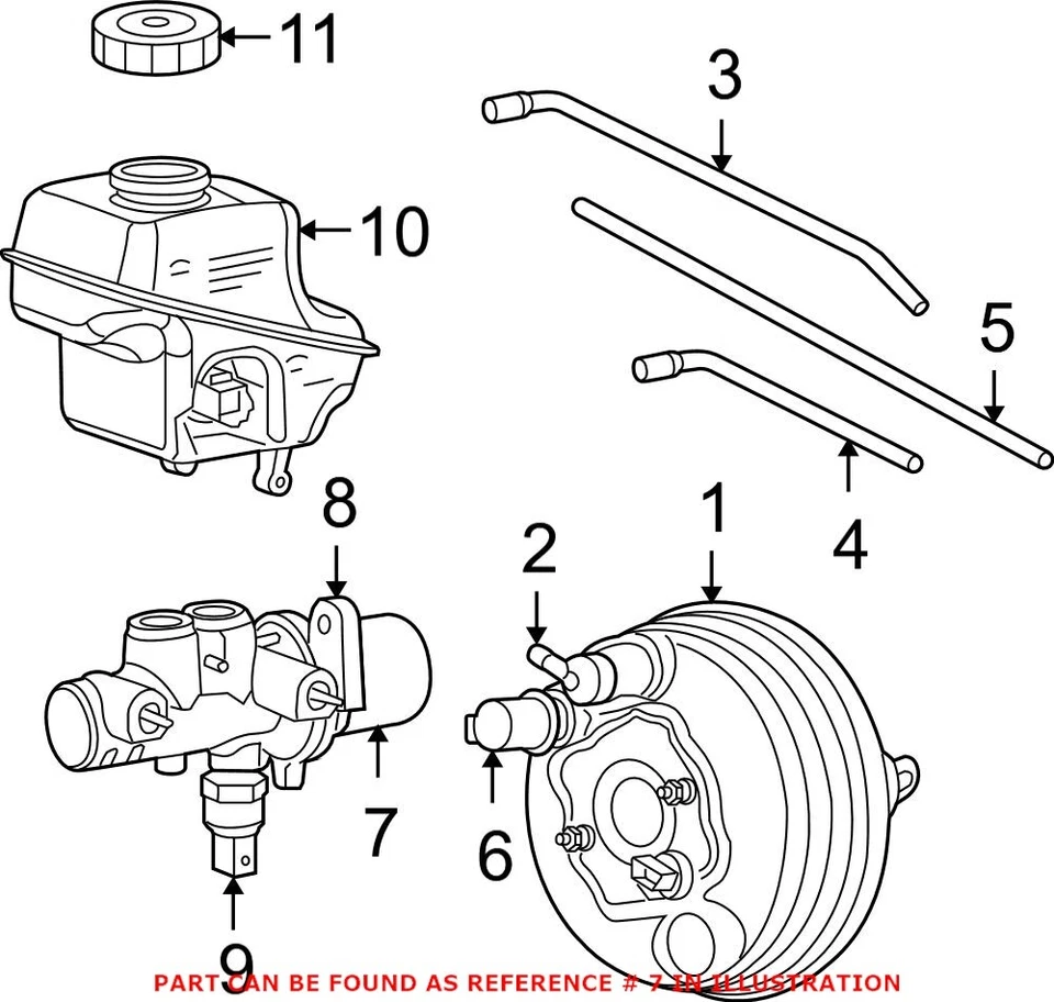 Genuine OEM Mopar Brake Master Cylinder For Chrysler 300 68048551AC - Image 2 of 2