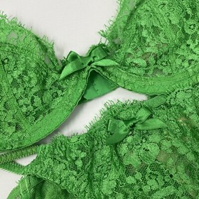 Agent Provocateur Payge Green 2-piece Set: Bra 32D / Brief AP1 Extra Small New