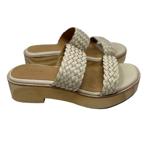 Never Anthropologie Bernardo Sadie Platform Clog Shoes Size