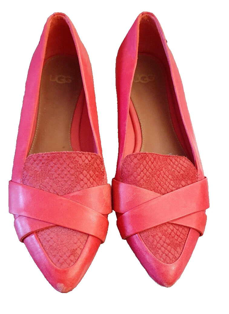 MOCASSINI PIATTI SIGARETTA ESOTICI IN PELLE UGG ALEXA TAGLIA 8