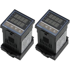 AC 100-240V Digital PID Temperature Controller Thermostat REX-C100 Thermocouple