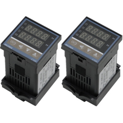 AC 100-240V Digital PID Temperature Controller Thermostat REX-C100 Thermocouple
