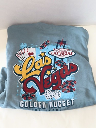 Golden Nugget Las Vegas besticktes Vintage Sweatshirt mit Rundhalsausschnitt Größe Medium - Bild 3 von 7