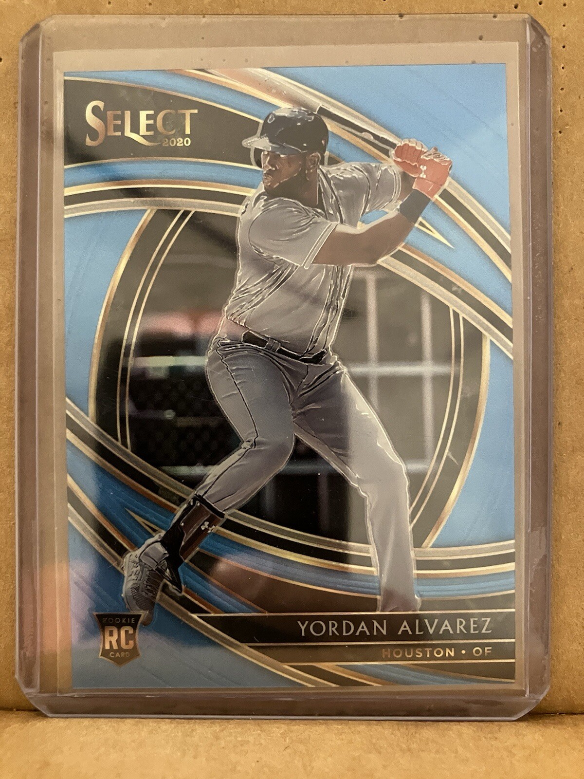 2020 Select Yordan Alvarez Premier Carolina Blue Prizm Rookie Card 06/35 Astros