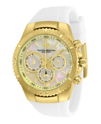 TechnoMarine Sea Manta Women's 40mm Mother of Pearl Chronograph Watch TM-220071