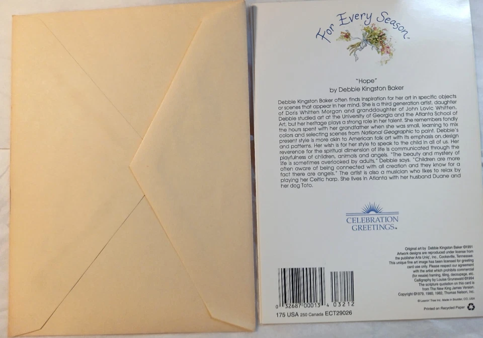 3 Celebration Greetings Greeting Cards Lovely Memories Keep Me Safe & Hope - Image 4 of 4