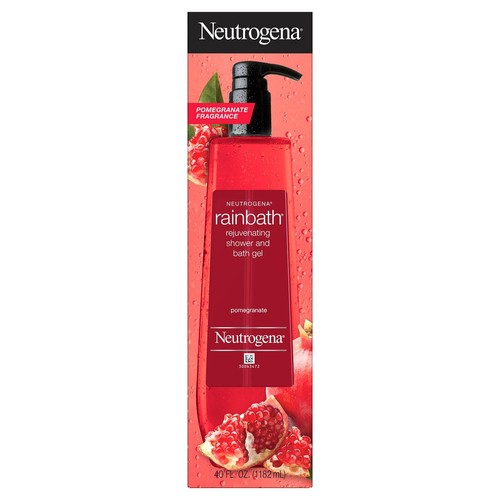2 Pack Neutrogena Rainbath Rejuvenating Shower and Bath Gel, Pomegranate, 40 oz. - Picture 2 of 8