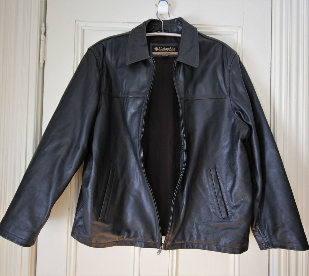Vintage Columbia Men's Black Leather Jacket Size XXL | eBay Vintage Columbia Men's Black Leather Jacket Size XXL | eBay