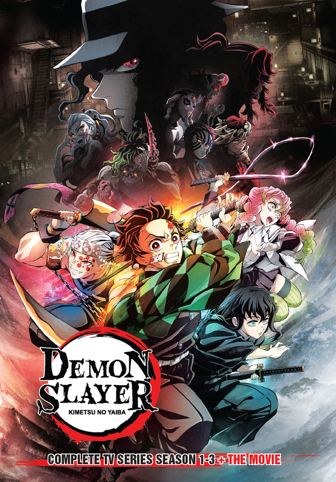 DVD Demon Slayer:Kimetsu No Yaiba Season 123 Vol 1-55End+Mugen