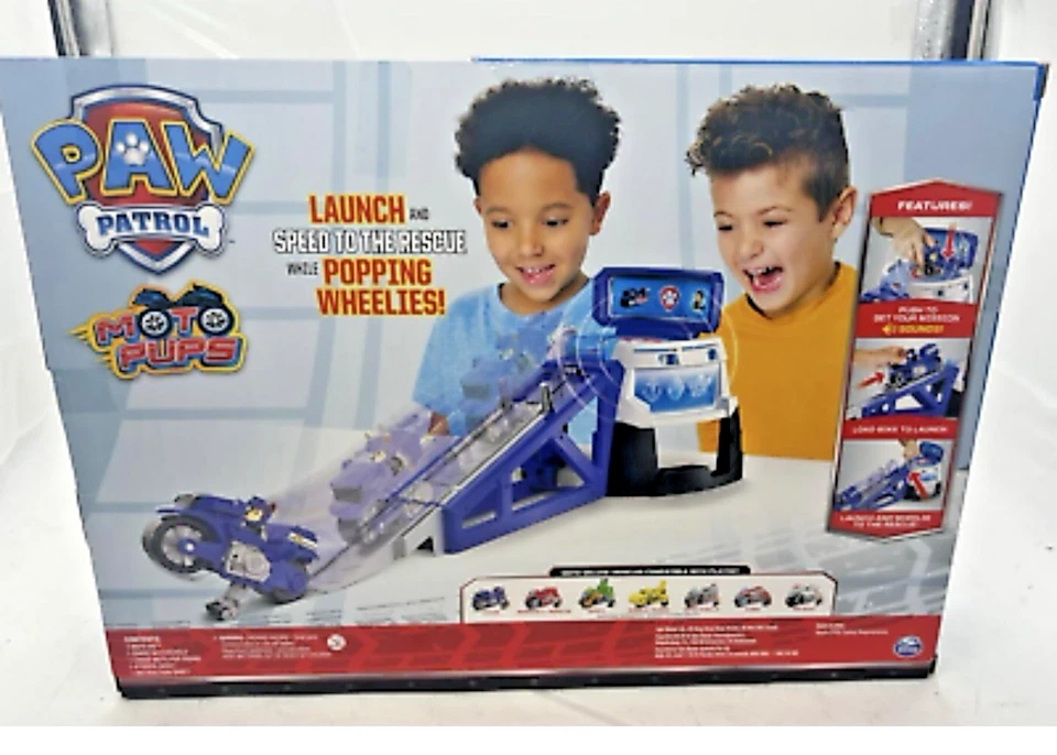 Paw Patrol MOTO Pups Moto HQ Playset com Sons, Figura de Perseguição Exclusiva e Veículo - Imagem 3 de 4