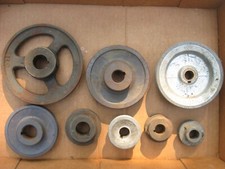 7 pulleys v-belt Buy one or more, 7 FROM WHICH to CHOOSE  5/8, 7/8/ 3/4 bores 