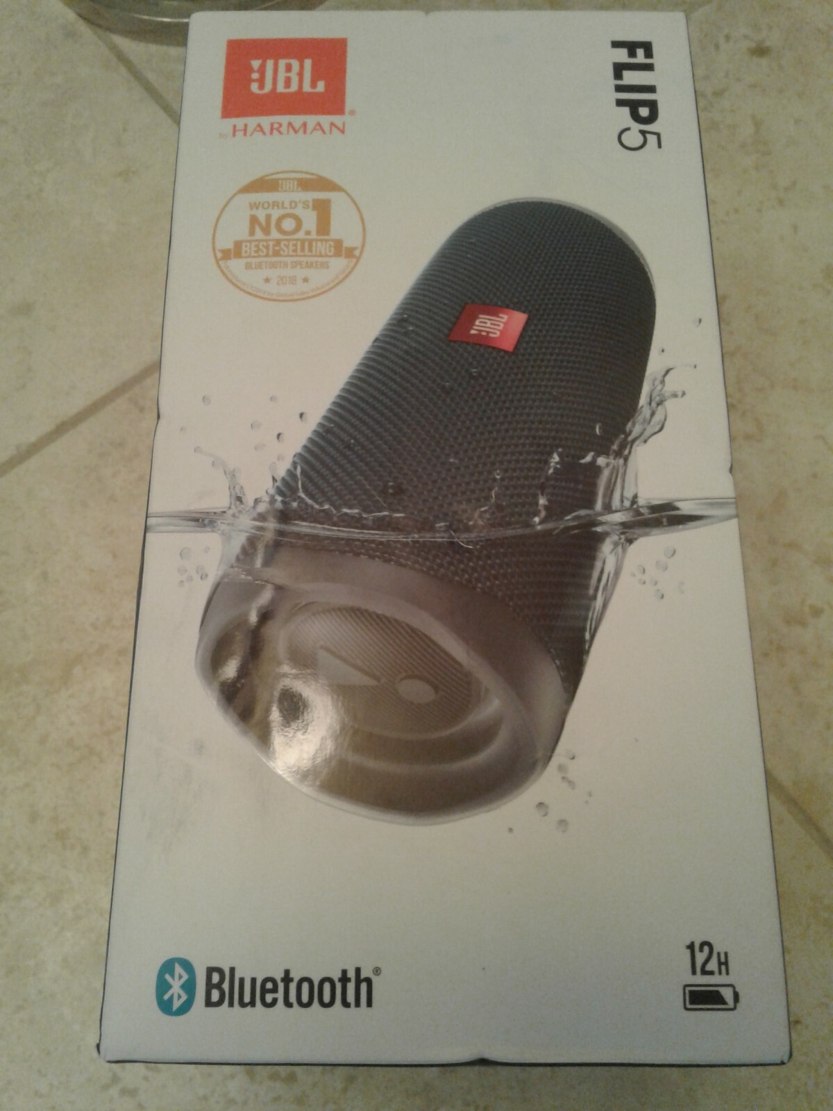 JBL Flip 5 Portable Waterproof Speaker - Ocean Blue-image