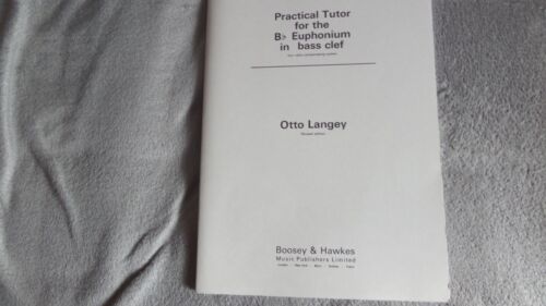 Otto Langey, tuteur pratique pour Euphoinum ou trombone - Photo 1/1