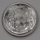 1955 Canada 80% Half Dollar Coin $1 BU - Queen Elizabeth II