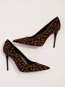 zara leopard heels
