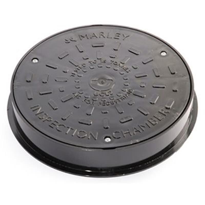 Marley 250mm Inspection Chamber Drain Frame & Cover Underground UCL2