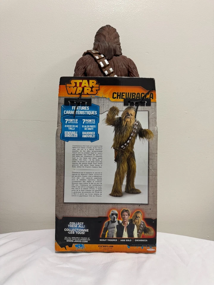 Figura de acción Jakks Pacific Star Wars Chewbacca 2014 20" ¡Nueva! Foto 2 de 2