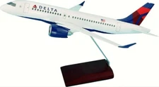 Flight Miniatures Delta Airlines Airbus A220-100 Desk Resin Model 1/100 Airplane