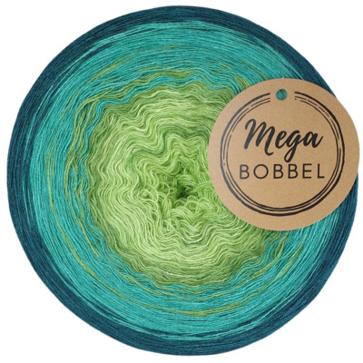 MegaBobbel*Grünes Glück* MODAL*M29*Garn Verlaufgarn Lace Wolle Häkeln GP:103 /kg